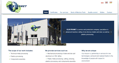 Desktop Screenshot of elektromet.biz.pl