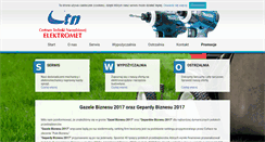Desktop Screenshot of elektromet.net.pl