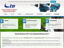 Tablet Screenshot of elektromet.net.pl